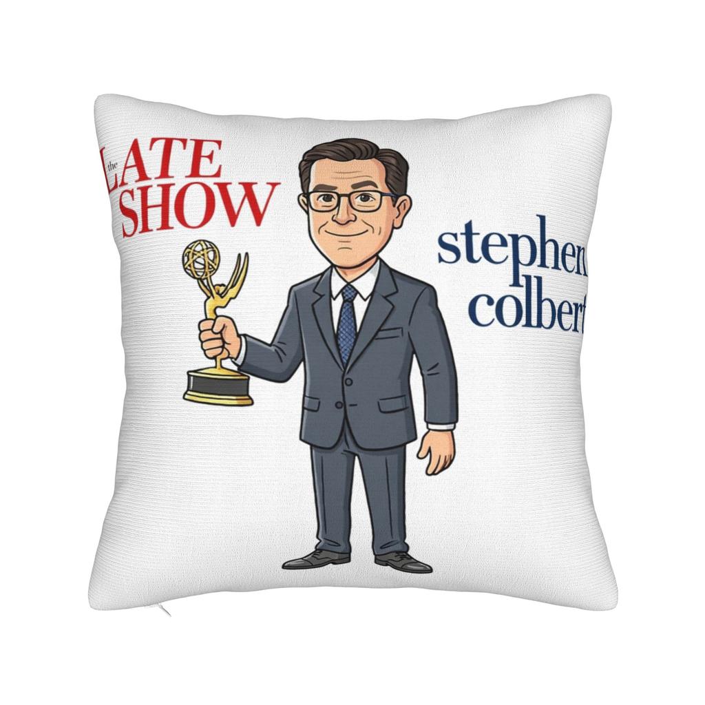 Decorative Pillow Covers Stephen Colbert The Late Show Accessories Home Throw Pillow Case Cover Zippered Multiple Sizes