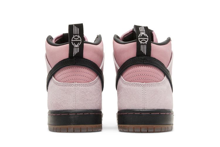 Мужские кроссовки Nike SB Dunk High Pro KCDC Розовые/Черные