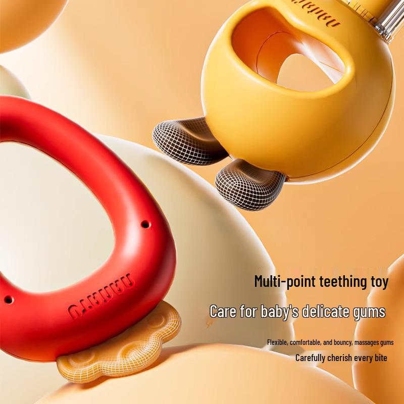 Развивающая погремушка-прорезыватель для младенцев 0-6 месяцев