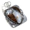 Natural Boulder Opal Gemstone Handmade 925 Sterling Silver Pendant 2.25" P0h80