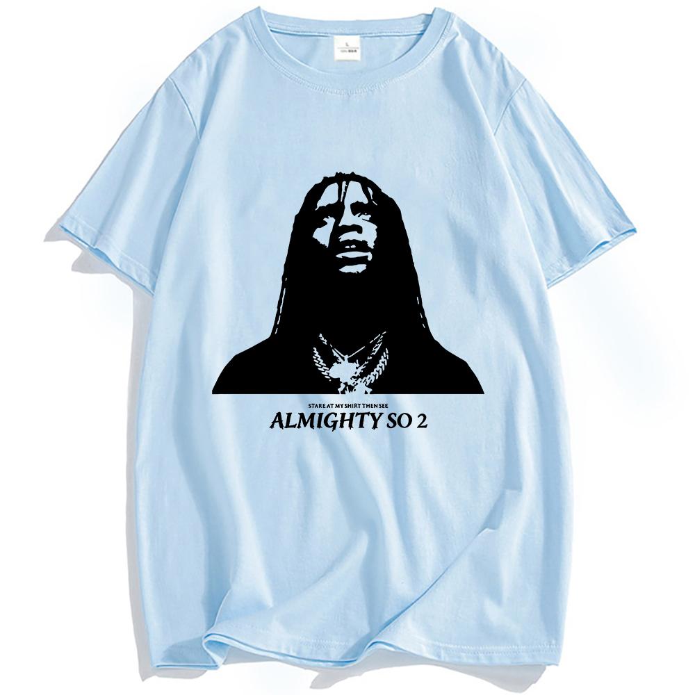 Chief Keef Jesus T-shirt Summer O-neck Short Sleeve Tshirts  Casual Graphic Printing T Shirt Unisex Streetwear