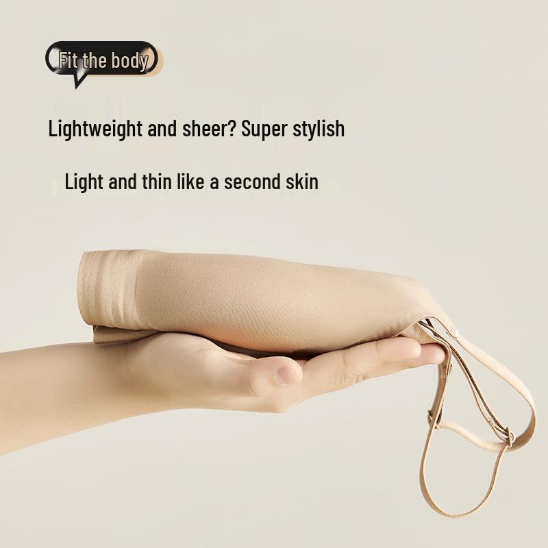 Туманообразный Ультратонкий Беспроводной Бесшовный Женский Бюстгальтер-майка с Минимизирующим Эффектом