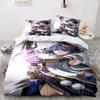 Game Genshin Impact Comforter Bedding Sets Quilt Bed Cover Duvet Cover Pillow Case 2-3 Pieces Sets Kids Adult Size