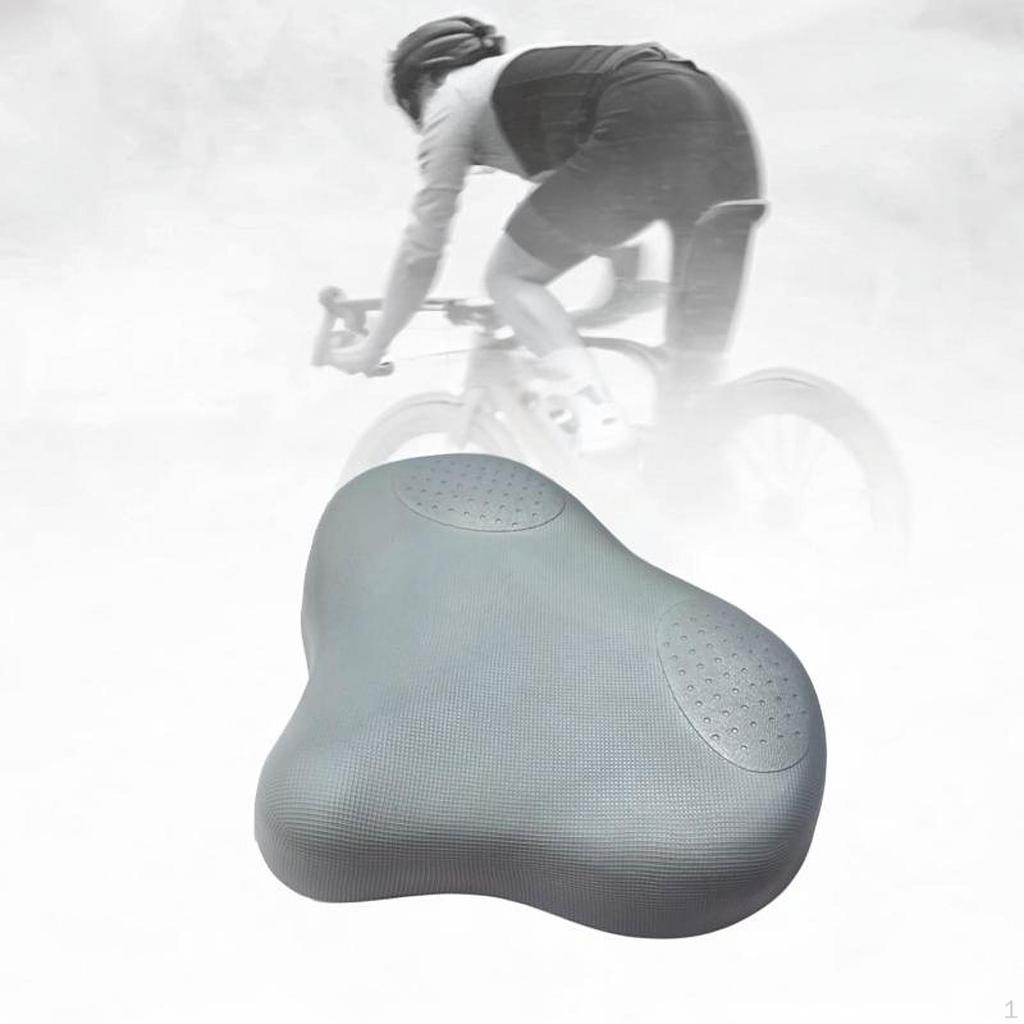 Комфортное велосипедное сиденье, широкое велосипедное седло, водонепроницаемое, универсальное, мягкое седло для тренировок