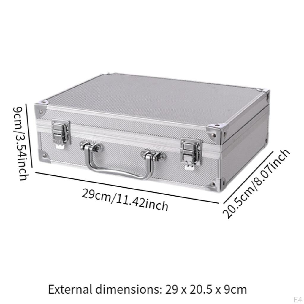 Aluminum Alloy Case for Document and Instrument Storage