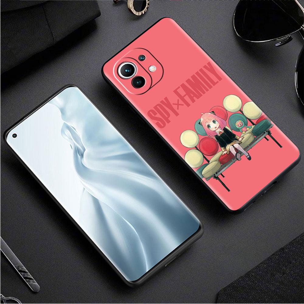 SPY×FAMILY Аниме Чехол для Xiaomi Mi 11 Lite 5G NE 11T Pro 10T 9T Note 10 12 12X 12S Ultra Мягкий Силиконовый Чехол для Телефона