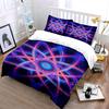 Neon geometric starburst pattern. Bedding sets Duvet cover sets Duvet covers Pillowcases(1* Duvet Cover 2* Pillowcases without duvet insert)