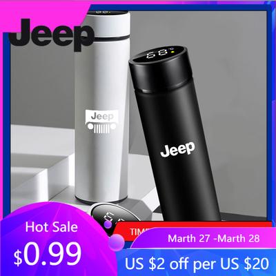Для Jeep Авто Логотип Термокружка Двойная Нержавеющая Сталь Герметичная Автомобильная Термокружка Для Jeep Grand Cherokee Wrangler Renegaed Com