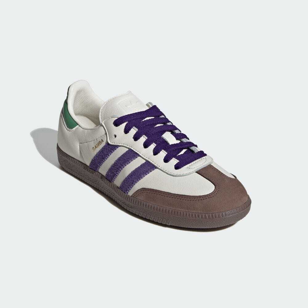 ID8349 adidas Originals Samba OG Off White Collegiate Purple Preloved (Женский)