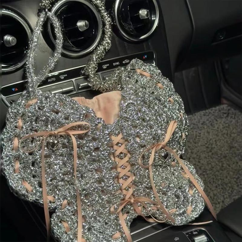 100 г/моток пряжа Super Flash Silver Wrap Core золотая и серебряная нить блестящая серебряная вощеная нить 0,8 мм