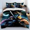 He Man The Masters Of The Universe Комплект постельного белья для мальчиков и девочек, двуспальный, пододеяльник, наволочка, кровать для детей и взрослых