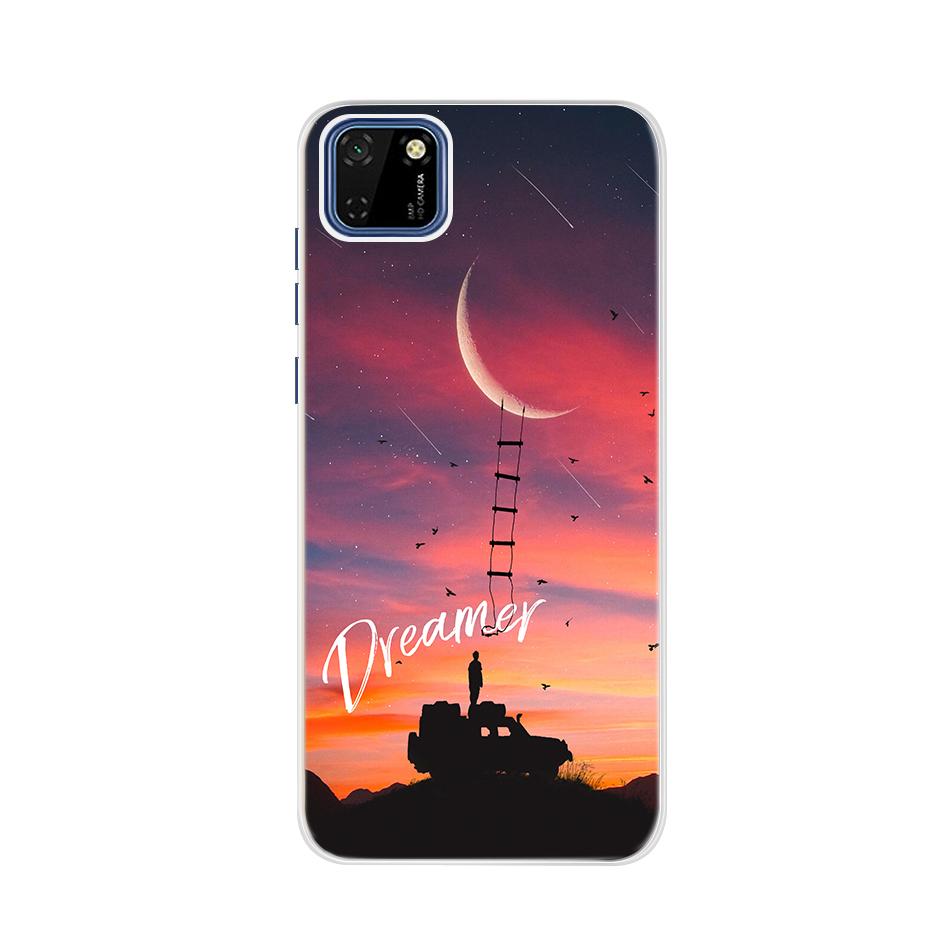 Чехол для Huawei Honor 9S Чехол 5.45" Силиконовый Расписной Мягкий ТПУ Чехол на Honor 9S 9 S S9 DUA-LX9 Защитный Бампер Задняя Крышка Телефона