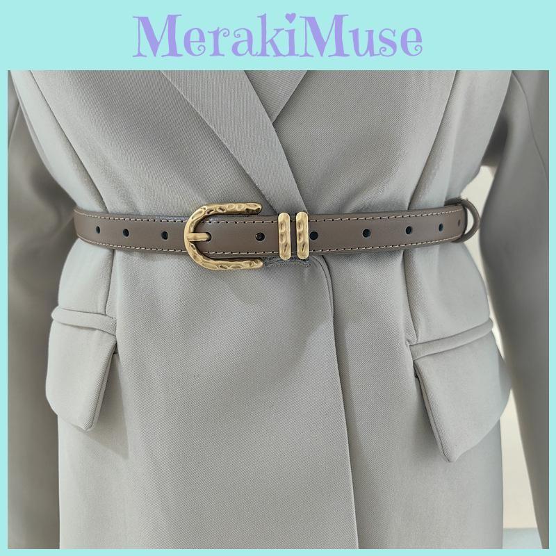 Solid Trendy Color Leather Waist Accessory For Women Casual Looks Gift Fashion