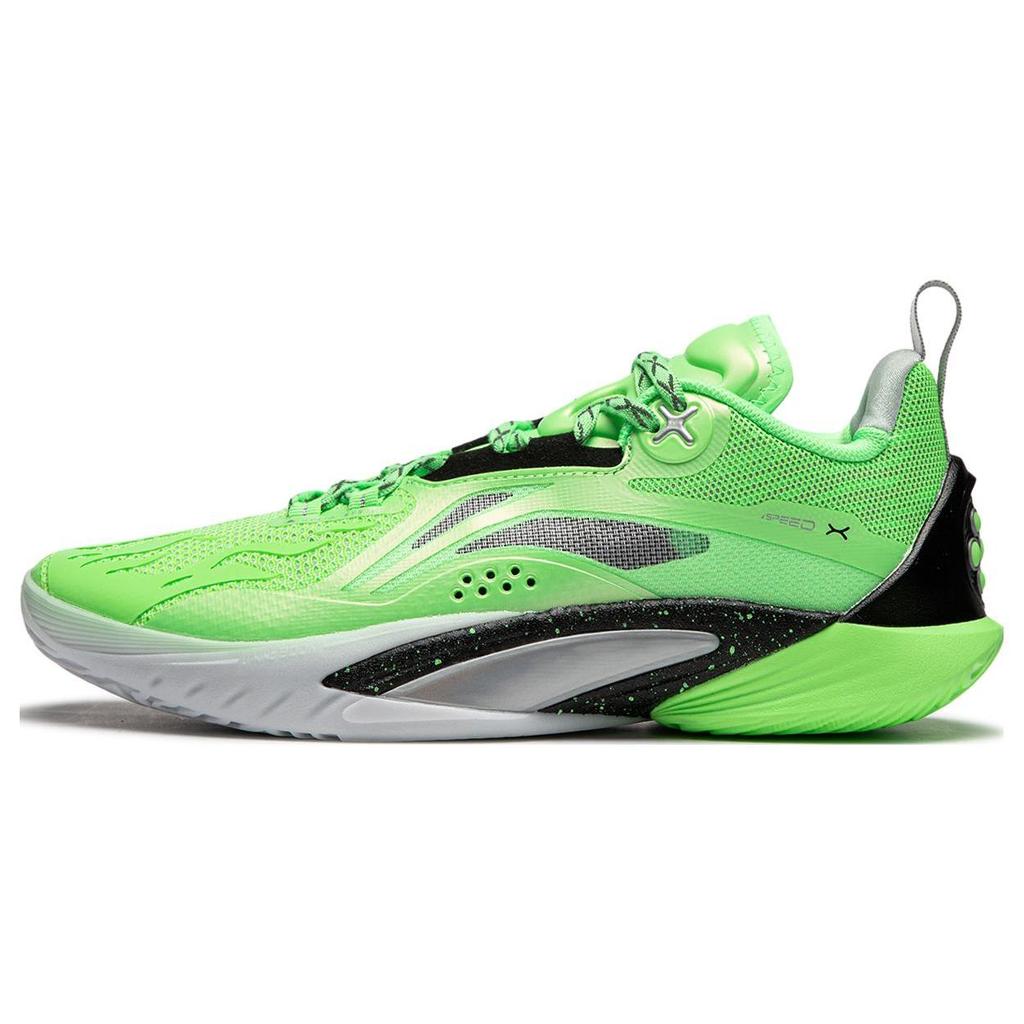 LOL x Li Ning Speed 10 Амортизирующие Скользкие Устойчивые к истиранию Дышащие Низкие Баскетбольные кроссовки Мужские ABAT085-11