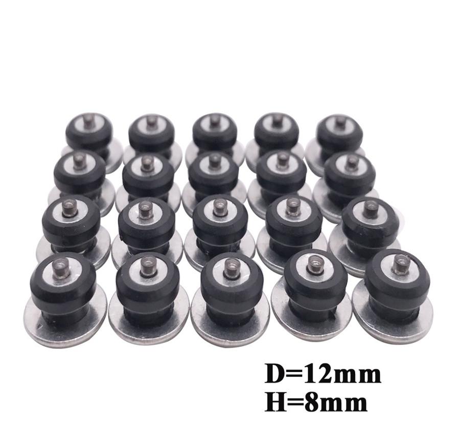 Шипы для автомобильных шин Колеса 12x8 мм Цепи противоскольжения для автомобиля Транспортного средства Грузовика Мотоцикла Зимние Универсальные 100 шт./компл. Алюминий