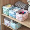 1pc Linen Desktop Storage Box Waterproof Toy Sundries Storage Basket Cosmetic Underware Storage Organizer Office Stationery WBL