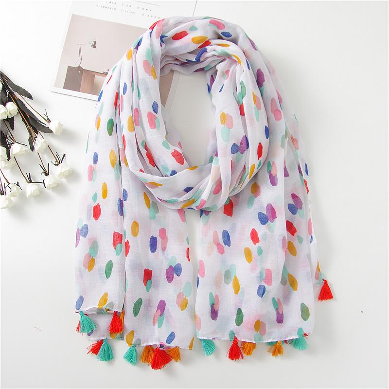 New Fashion Summer Women Scarf Bohemia Flower Beach Hijab Shawls and Wraps Female Foulard Echarpe Designer Pashmina Bandana