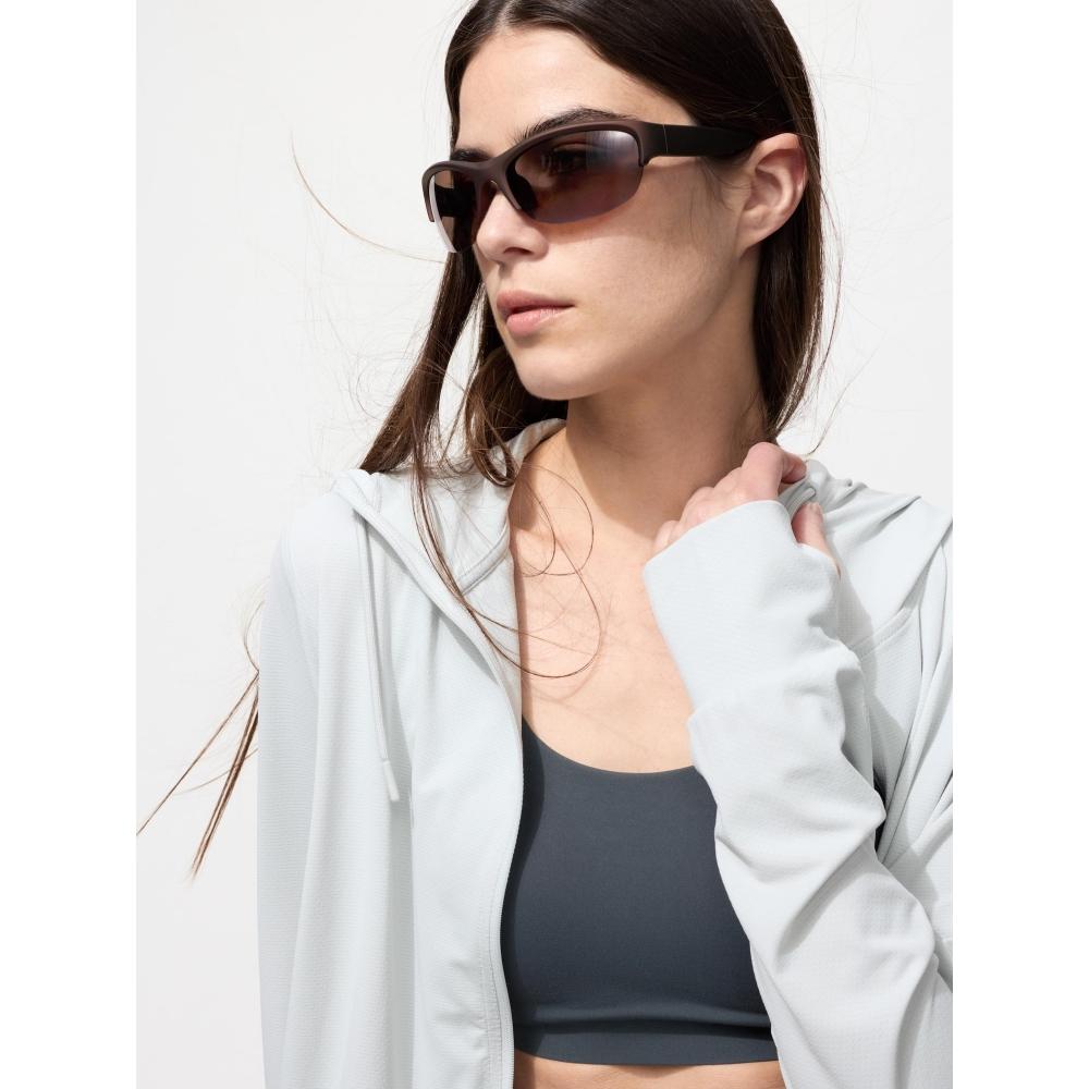 Uniqlo Японские спортивные солнцезащитные очки с полуободком