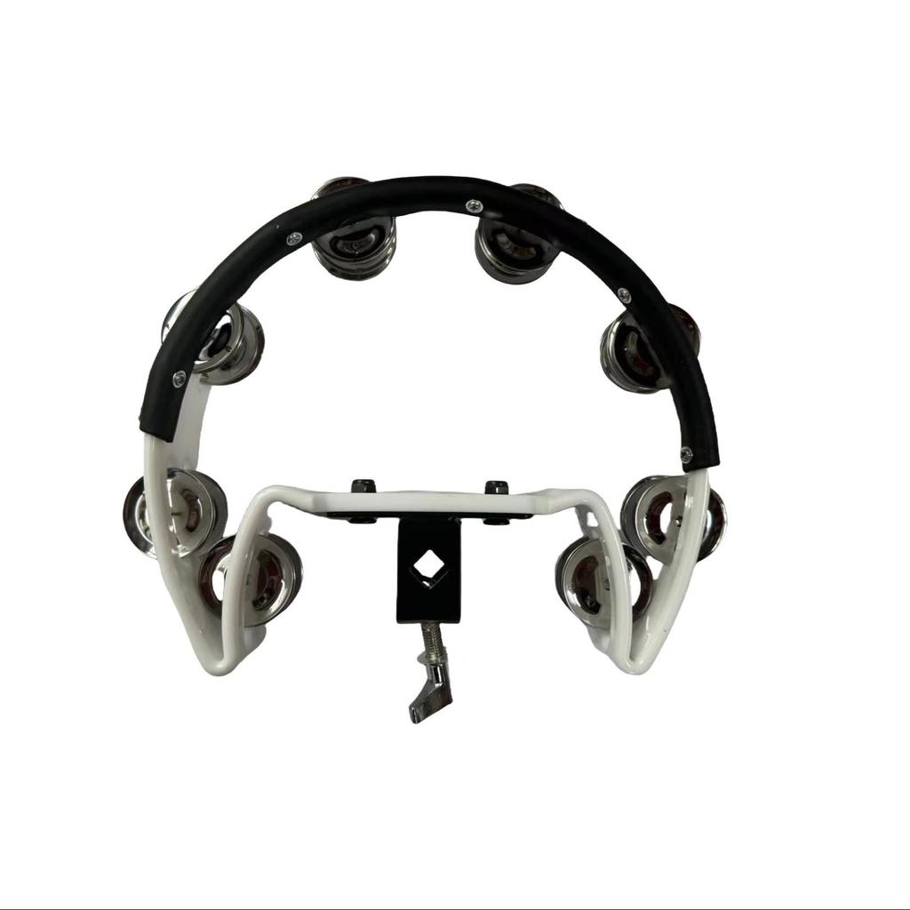 Percussion Stand with Drum Clamps & Clip-on Hi-Hat Cymbal Extension for Jazz Drums, Hand Bells - Double & Single Row Options