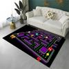 Ретро Ковер-Игрок P-Pacman Нескользящий Ковер для Гостиной, Спальни, Игровой Комнаты, Мягкий Ковер-Подстилка для Пола Домашний Декор Ковер для Детской Комнаты Подарок