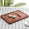 Desktop Disk Holder Pallet Sundries Storage Tray Desserts Snack Household Dishes Rectangular Walnut Bread Fruit
