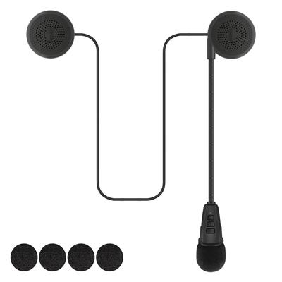 Новая мотоциклетная Bluetooth-интерком-гарнитура, динамик для велосипедного шлема, мотоциклетная Bluetooth-гарнитура для шлема с автоответом на звонки, шумоподавлением, простые японские инструкции