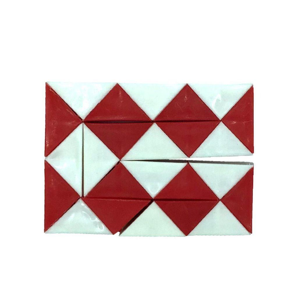 Detachable Magic Snake Cube Transformable Cube Magic Snake Ruler Puzzle Kids/Children/Toddler