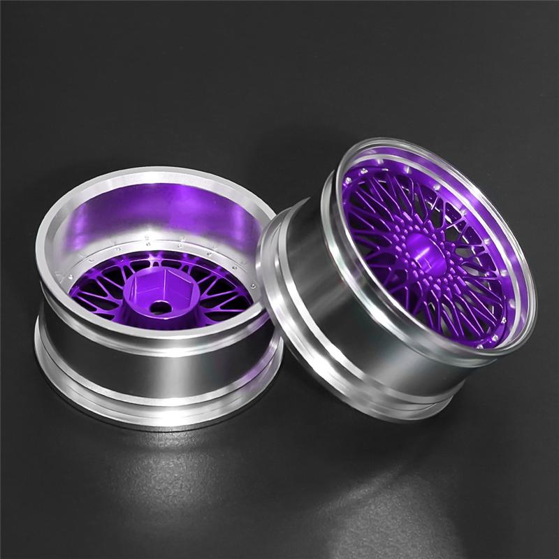 B03B-4Pcs 1.9In On-Road Drift Touring Wheel Rim Hubs For 1/10 Traxxas HPI Kyosho Redcat Sakura HSP RC Car Upgrade Parts