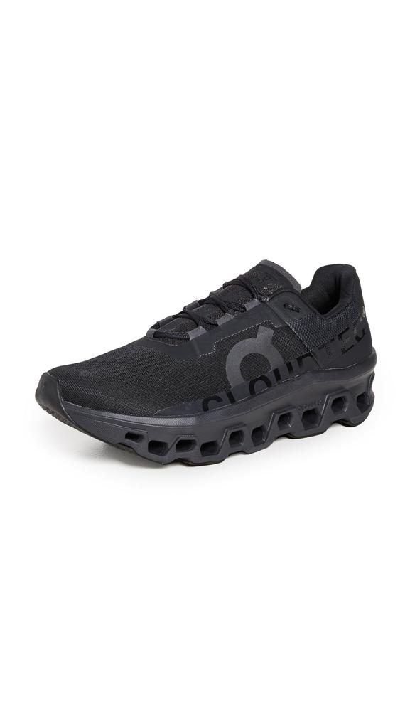 On Cloudmonster Running All Size D Men's Shoes, Black, 25.5cm