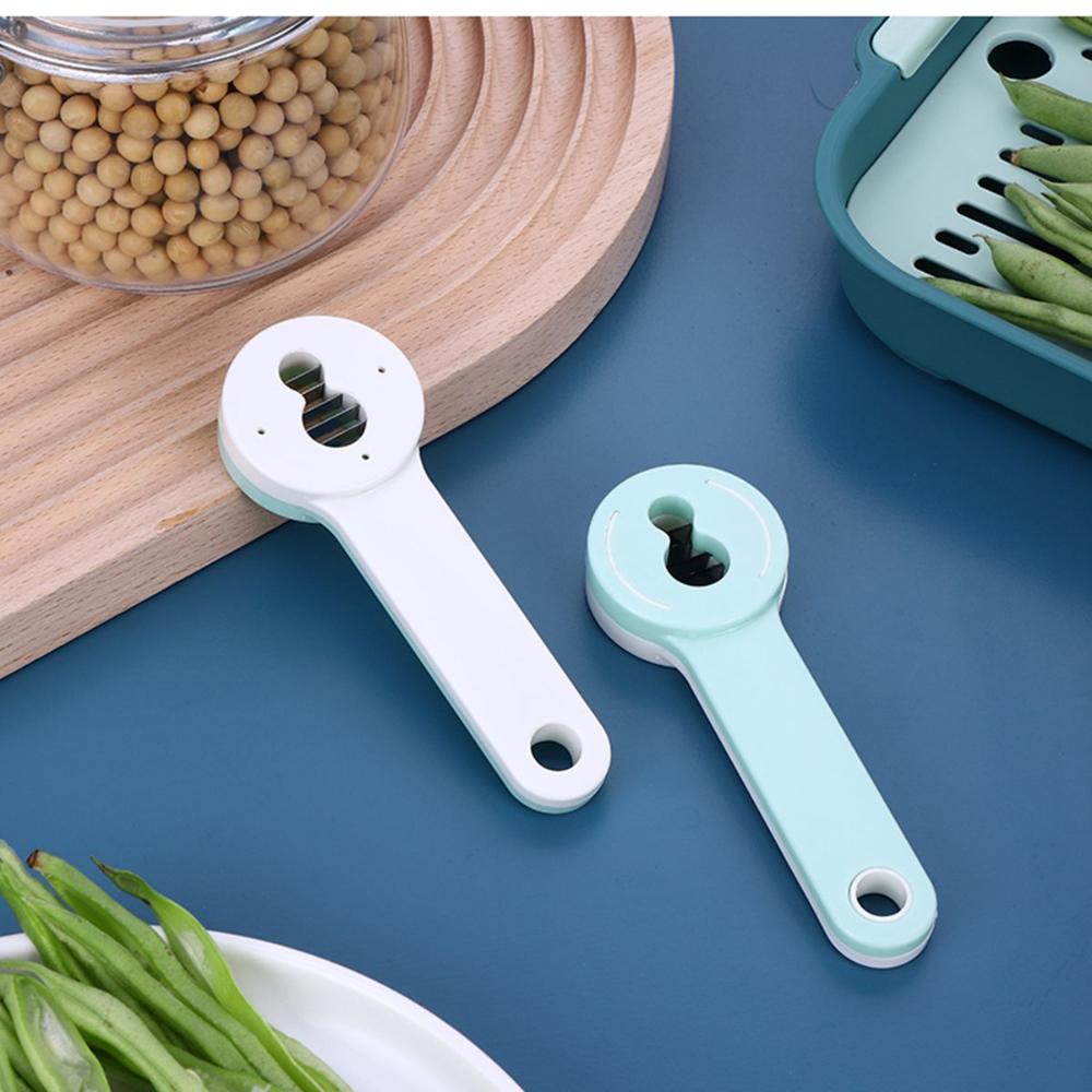 Stainless Steel Green Remover French Bean Cutter Green Bean Slicer Stringer Long Bean Shredder