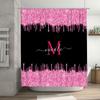 Seashell Shower Curtain Waterproof Bath Decorative Print Fabric For Bathroom Accessories Neutral Tone