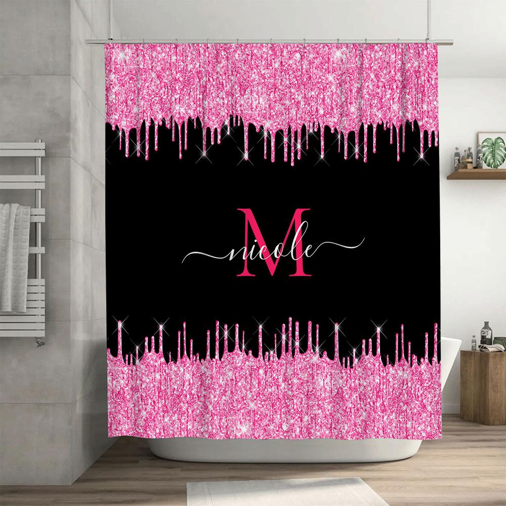 Seashell Shower Curtain Waterproof Bath Decorative Print Fabric For Bathroom Accessories Neutral Tone
