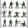 Military Soldier Toy Set: 100-Piece Special Forces Plastic Figures for Kids