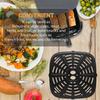 1 Set Air Fryer Grill Plate With Air Fryer Rubber Bumpers 24*24cm For Holstein Housewares Air-Fryer,Grill Pans Replacement Parts