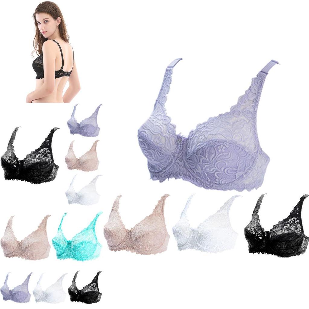 Elegant And Sexy Lace Women Bra Plus Size 75-100 D E Ultrathin Brassiere 95e 100e Underwear