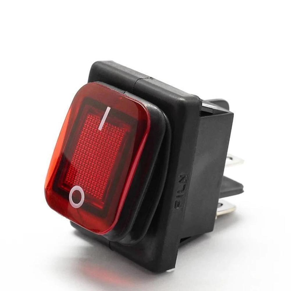 High Quality Waterproof Cover DPST Rocker Switch for Heavy Duty Applications