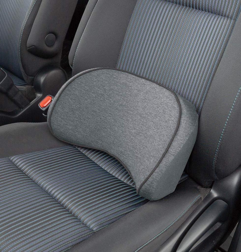 BONFORM Healing Lab II Seat Cushion for with Gray Light/Standard Cars, Stopper, Low-Rebound Urethane, 37x14.5x18cm, [5722-76GY]