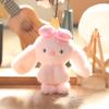 Cute Little Rabbit Pendant Plush Toy Doll Bow Rabbit Bag Hanging Keychain Doll