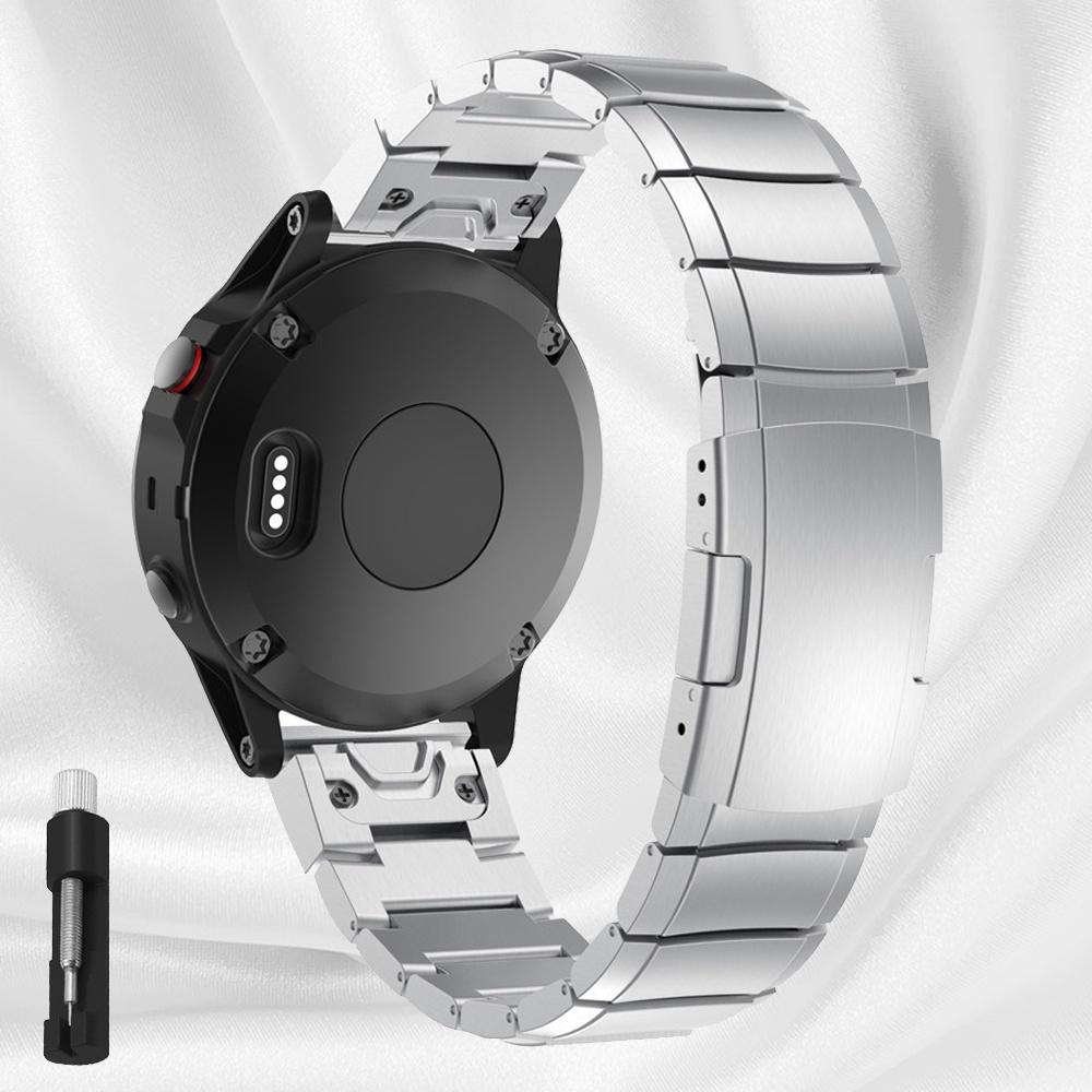 Быстросъемный браслет из титанового сплава для Garmin 22 мм 26 мм Fenix 7X 6X 7 6 Descent MK1 MK2 Epix Gen 2 Ремешок Браслет Аксессуары