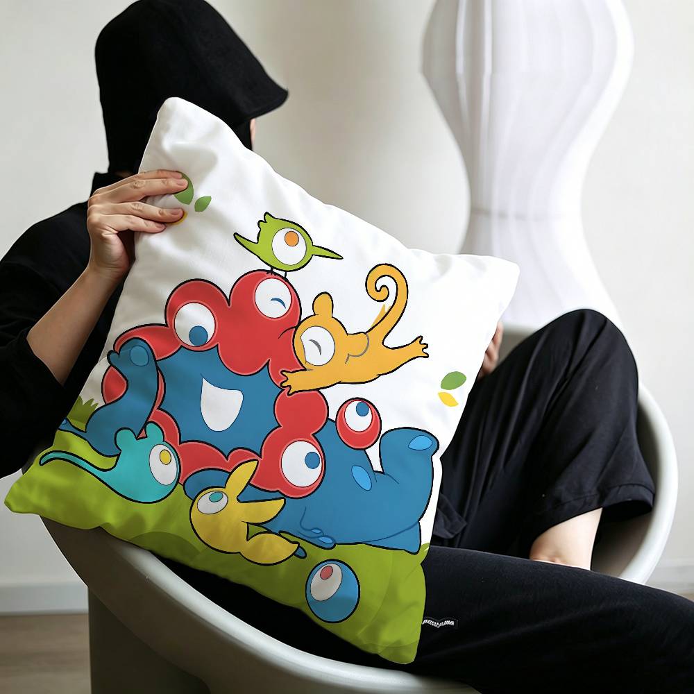 Cartoon MMyakuMyaku Pillow Cushion Cover Pillowcase Living Room Sofa Home Decor Customized