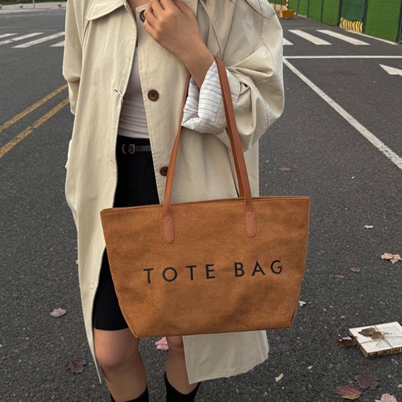 Large Capacity Tote Bag 2025 Autumn/Winter New Commuter Single Shoulder Underarm Bag Premium Texture Tote Bag