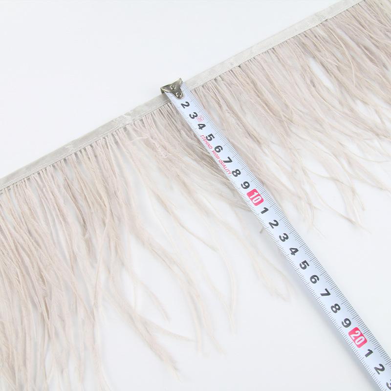 Ostrich Hair Diy Jewelry Accessories Feathers Ostrich Feathers Clothes Cuffs Skirt Decoration
