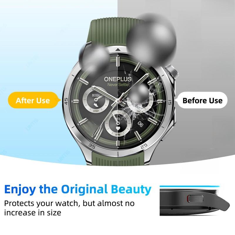 Tempered Glass Screen Protector for OnePlus Watch 3 Smartwatch Glass Film For OPPO Watch X2