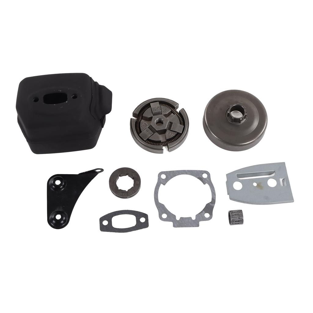 Chainsaw Exhaust Muffler Chain Saw Silencer Clutch Drum Accessory for Husqvarna 55 51 50