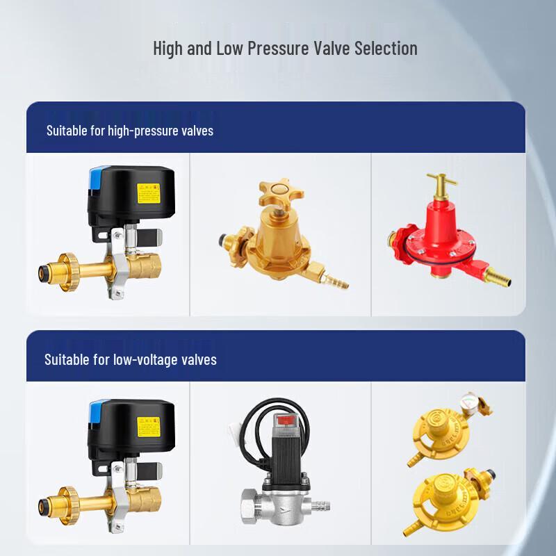 Lingfang JY-LF310 Home Gas Leak Detector with Automatic Shut-off Valve