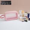 Large-Capacity Waterproof Frosted Makeup & Toiletry Bag