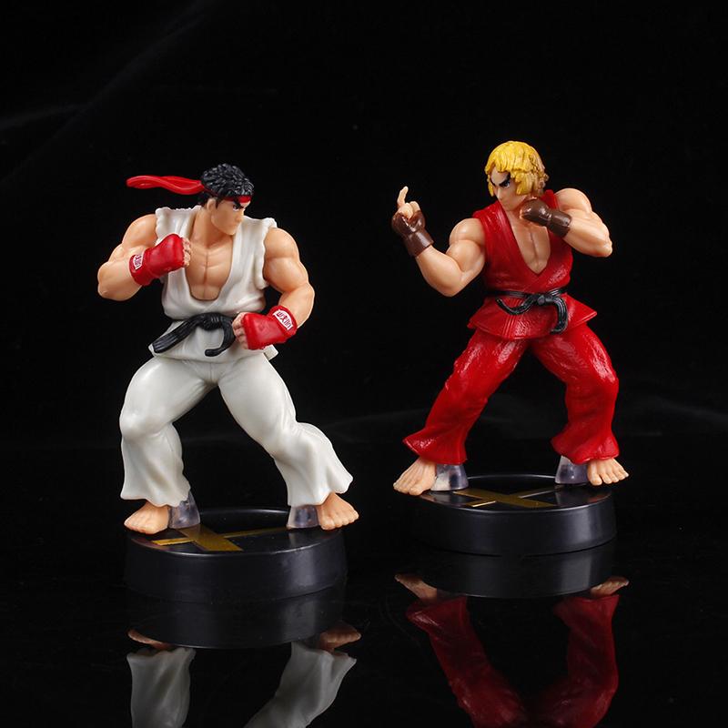 9,5 см игровая фигурка Street Fighter Рю Кен, экшн-фигурки, декор для комнаты, подарок на день рождения, коллекция ПВХ, игрушки для мальчиков