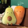 Cartoon Avocado Carrot Pillow Plush Toy Doll Mushroom Banana Doll Home Pillow Doll