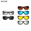 5 Lenes Magnet Clip Sunglasses Square Men Polarized Gray  Frame Custom Prescription Women Myopia Glasses