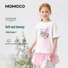 Сладкая футболка с коротким рукавом для девочек MOMOCO